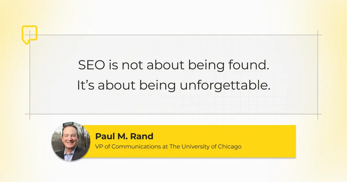 SEO Quotes by Paul M. Rand