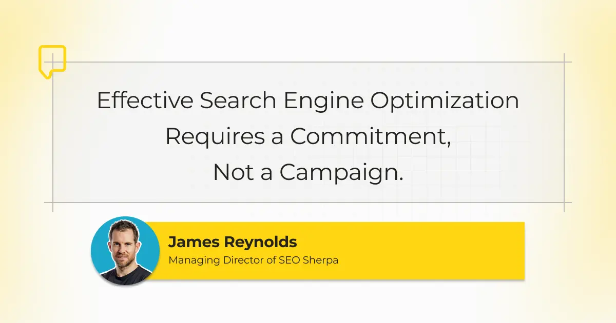 SEO Quotes by James Reynolds