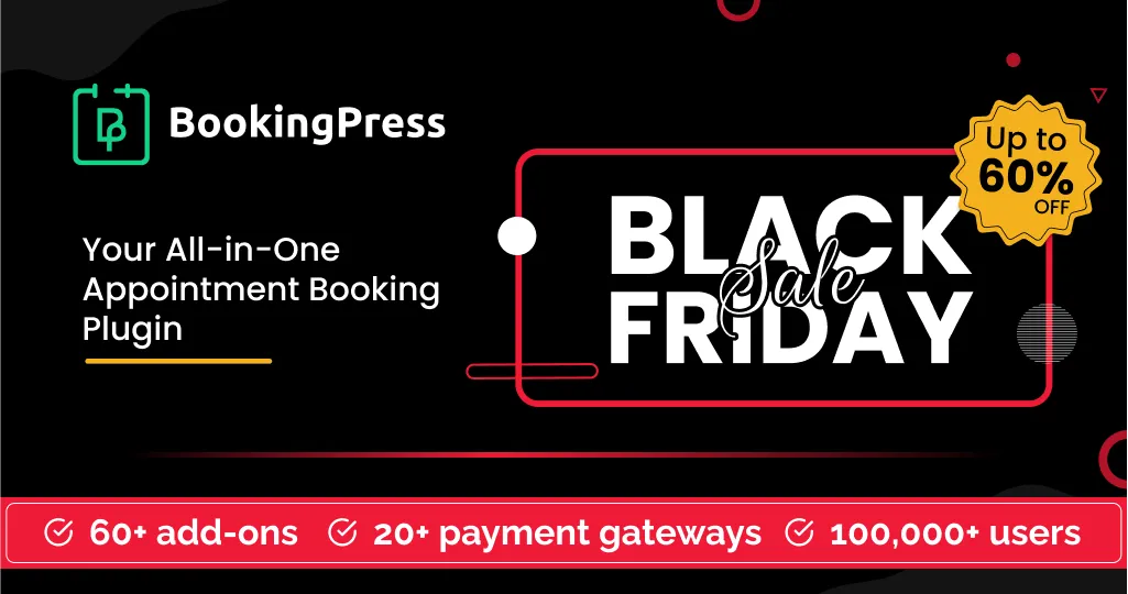 BookingPress Black Friday Deal 2025