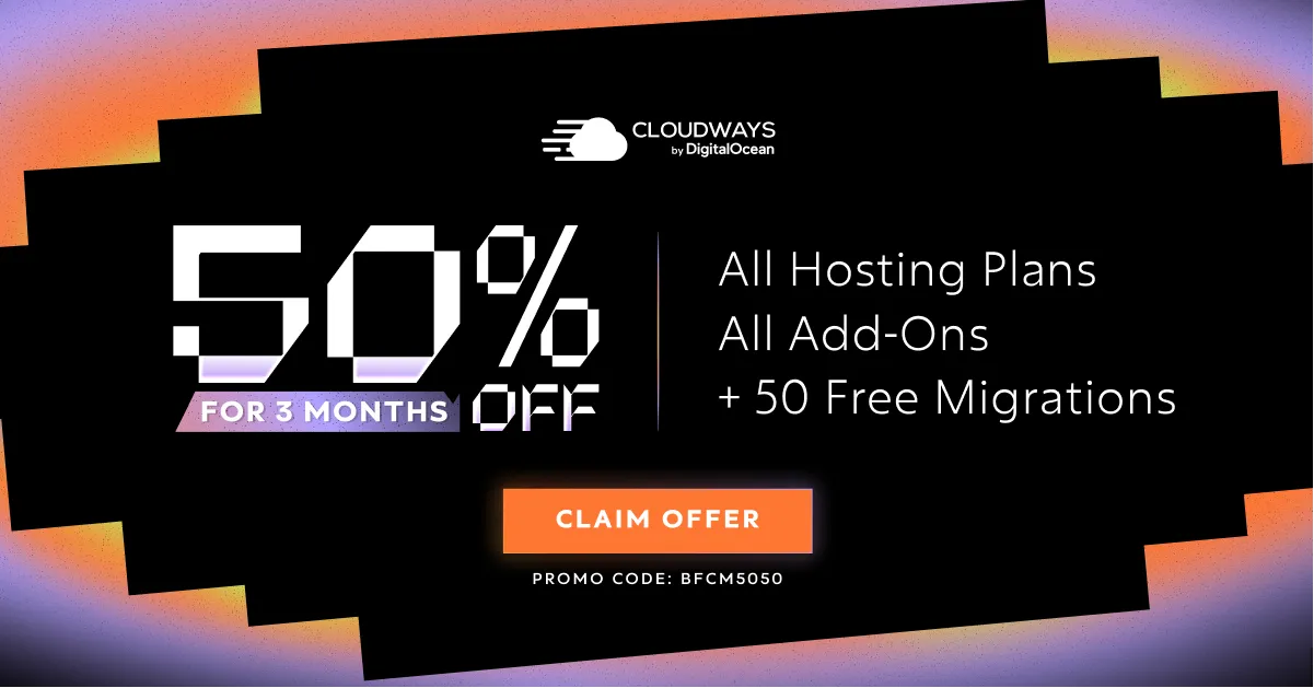 Cloudways Black Friday Deal 2025